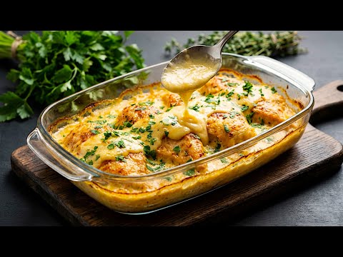 👉 "20 minutes! You've never eaten chicken rolls in cheese sauce like these before 😋🧀🍗"