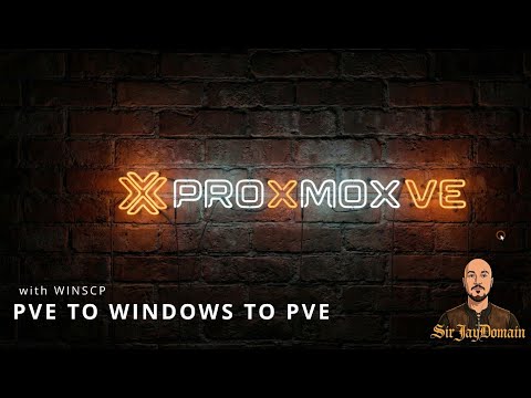 Proxmox Backup Migration to a New PVE – Backup & Restore with WinSCP - PVE to MS Windows to PVE