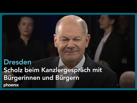 Kanzlergespräch mit Olaf Scholz in Dresden | 29.02.2024