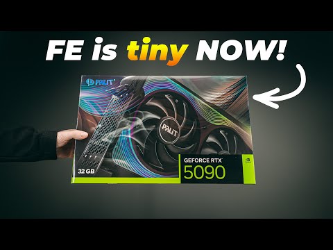 Palit RTX 5090 Gamerock vs NVIDIA Founders Edition Design - It's HUGE!