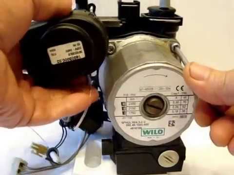 Gas boiler circulation pump - Maintenance and repair.