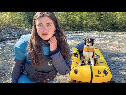 4 Days River Camping in Montana with My Dog in a Packraft 