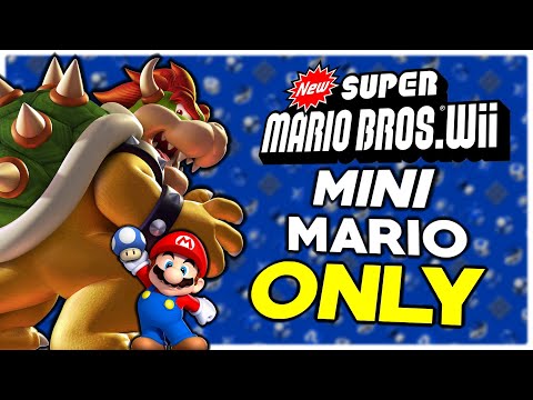 Is it possible to beat New Super Mario Bros. Wii as Mini-Mario?