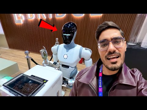 Robot Making Coffee- Bridge Summit Me Bahut Maza Aaya