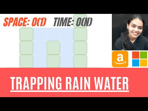 Trapping Rain Water || Best optimization || O(N) Time O(1) space || Intuition with Code and Example