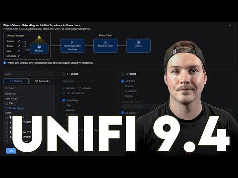 UniFi Network 9.4 : Object Oriented Networking, Policy Table