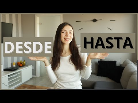 36 УРОК ІСПАНСЬКОЇ МОВИ || "ВІД" І "ДО" ІСПАНСЬКОЮ | desde/ hasta/ hacia