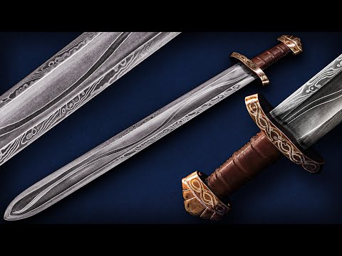 Miðgarðsormr, The Serpent Blade Viking Sword: Full Build from Start to Finish + Test Cuts