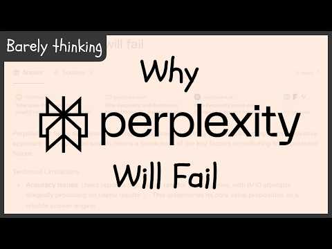 Why Perplexity Will Fail