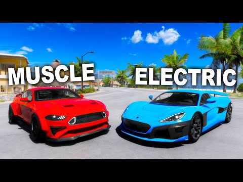 Muscle vs Electric Cars! - Forza Horizon 5