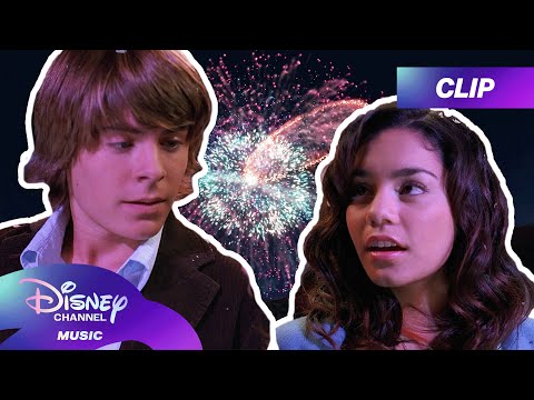 Troy & Gabriella Almost Kiss on New Year's Eve! ☺️  | High School Musical |  ⁨@disneychannelmusic