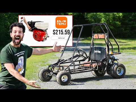 We Bought the CHEAPEST 15HP Engine on Temu and Put it on a Go Kart