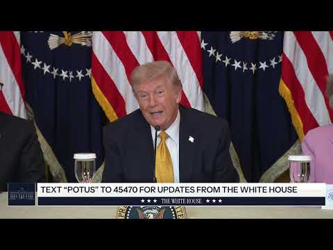 President Trump Participates in a Lunch with the Trump Kennedy Center Board Members