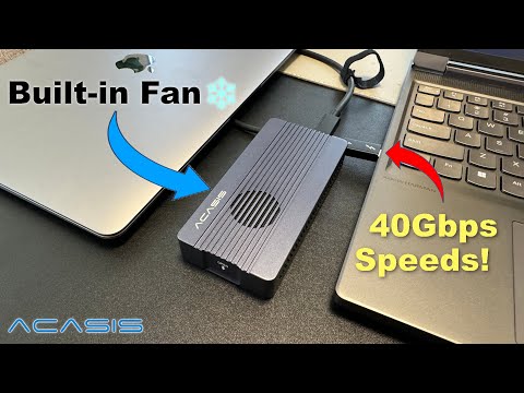 ACASIS 40Gbps NVMe enclosure - FAST & COOL