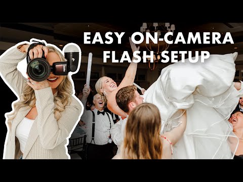 Simple On Camera Flash for Weddings | Settings Explained | Godox V1