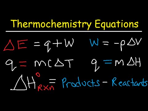 Thermochemistry Equations & Formulas - Lecture Review & Practice Problems