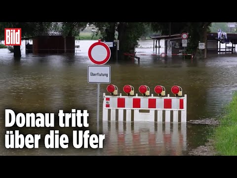 Hochwasser in SÜDDEUTSCHLAND: Zahlreiche Gemeinden werden evakuiert