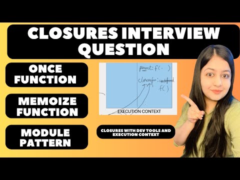 Closures in JavaScript: Practical Examples - Part 2 | Once function | Module Pattern | Memoize