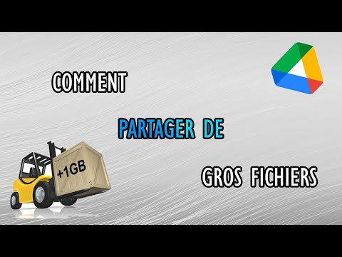 Comment partager de gros fichiers (google Drive) ?