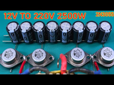 Inverter 12v to 220v, 2500w NO IC Inventor101#9