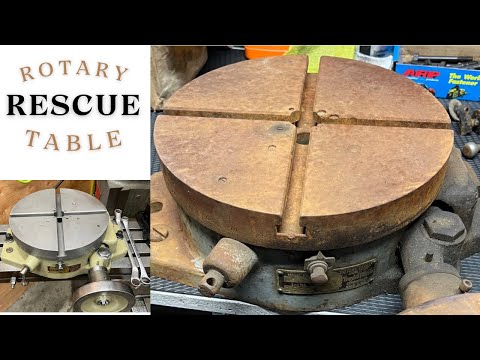 Disassembly, Restoration and Setting backlash on Troyke Rotary Table. BH-12 and BH-9