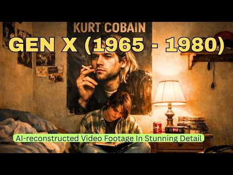 Psychology of Gen X (AI-reconstructed video footage)