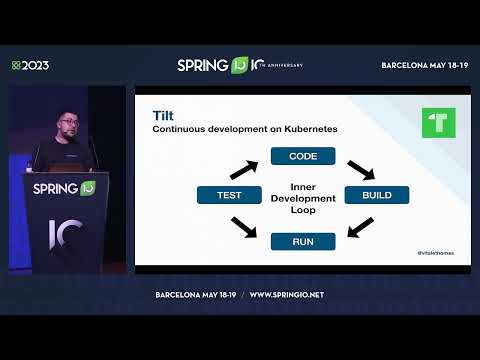 Developer Experience with Spring Boot on Kubernetes by Thomas Vitale @ Spring I/O 2023