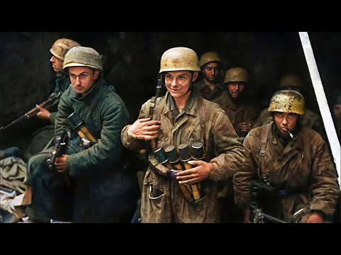 Уникальная кинохроника Битвы за Монте-Кассино (1944) "Сталинград по-итальянски"