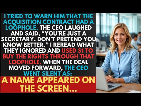 I Tried to Warn the CEO of a Big Mistake. He Called Me “Just a Secretary,” Fired Me. I Took Revenge