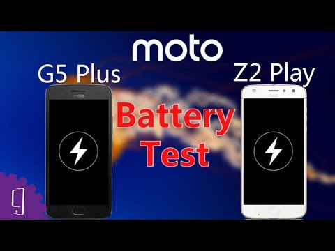 Moto Z2 Play vs Moto G5 Plus Battery Test | Charging Test