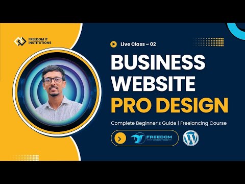 Professional WordPress Business Website Design | Complete Setup Tutorial for Beginners 2026