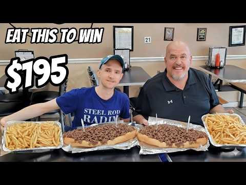 BOB TAKES ON THE IMPOSSIBLE $195 CHEESESTEAK w/@STEEL ROD Radim