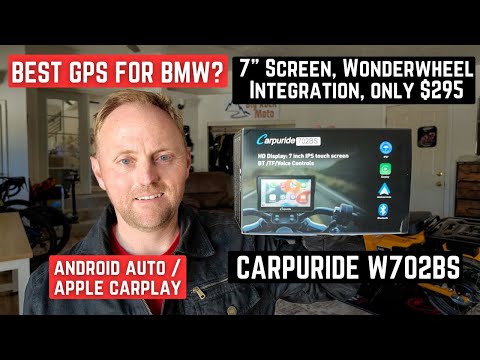 Carpuride W702BS for BMW | Best BMW GPS Navigator Yet? (Ride Tested)