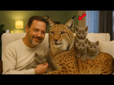 Bobcat Dad Returned… And This Time He Brought EVEN MORE Kittens! I Can’t Handle This 😱