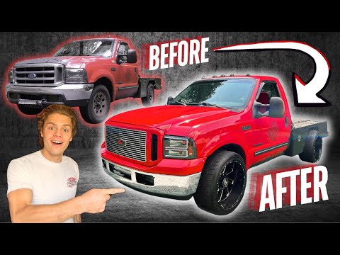 *TRANSFORMING* MY TRASHY WORK TRUCK (THE STROKE!)