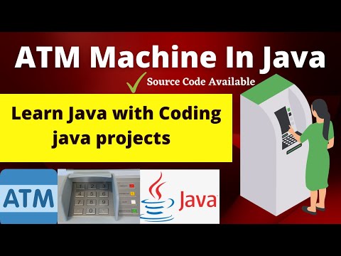ATM Machine in Java | Java Projects | Mini Project for Studnets in Java | How to Create ATM Machine