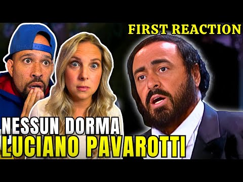 She's NEVER heard of Luciano Pavarotti! "Nessun dorma" First time REACTION....