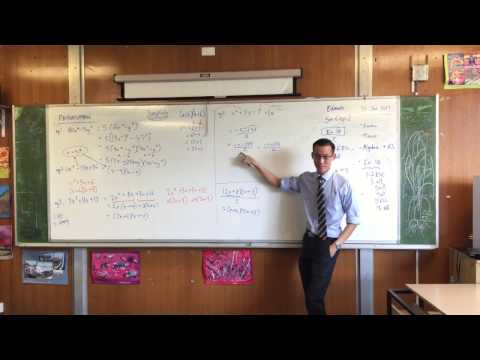 Factorising Algebraic Expressions (3 of 3: The Quadratic Formula)