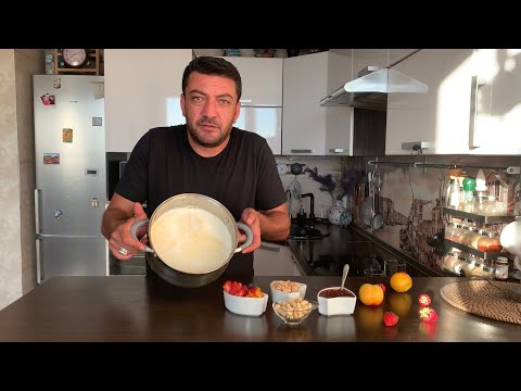 Homemade yogurt (Turkish, matsoni, katyk) without a thermometer or yogurt maker