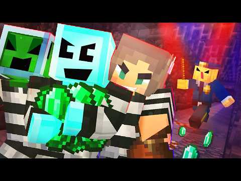 We Became COPS and ROBBERS in Minecraft