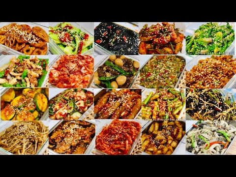 Collection of 53 Korean side dishes