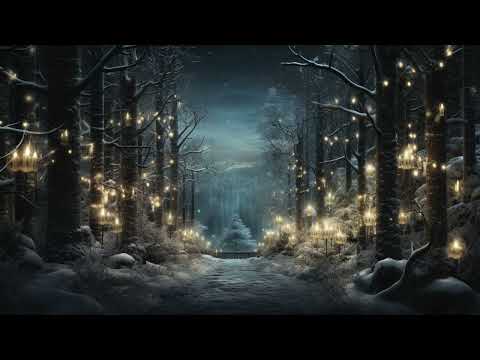 Winter City Ambience wallpaper TV art | Winter Wonderland | Samsung Frame TV | snow cozy screensaver