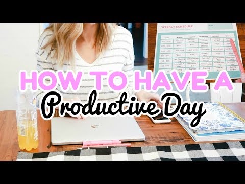 HOW TO HAVE A PRODUCTIVE DAY | BALANCING IT ALL!