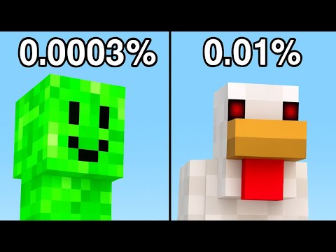 Minecrafts Most Rarest Mobs!