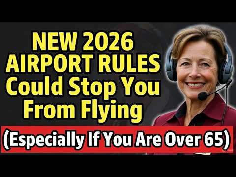 Over 65? These NEW 2026 Airport Rules Could Stop You From Flying