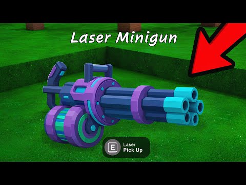 I Found the LASER MINIGUN in 99 Nights in the Forest