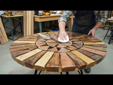 Unbelievable! A Master Craftsman’s Perfectly Arranged Furniture Project from Dry Wood Pieces