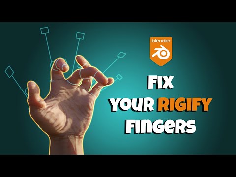 Blender Rigify - Fingers bend the wrong way (FIXED)