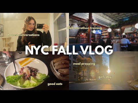 Fall Weekend Vlog in NYC | Half Marathon Training, Girls Day Shopping, & Good Eats