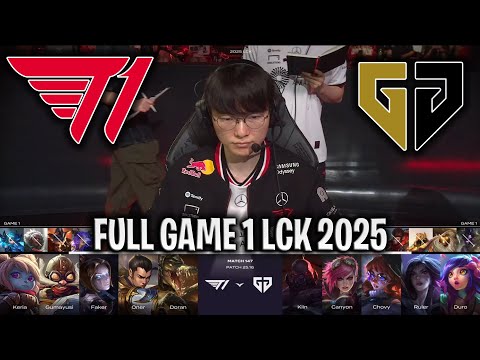 FAKER THE KING IS BACK!😱 - T1 vs GEN GAME 1 LCK SUMMER 2025 W15D4 | T1 vs GENG ESPORTS G1 LCK 2025